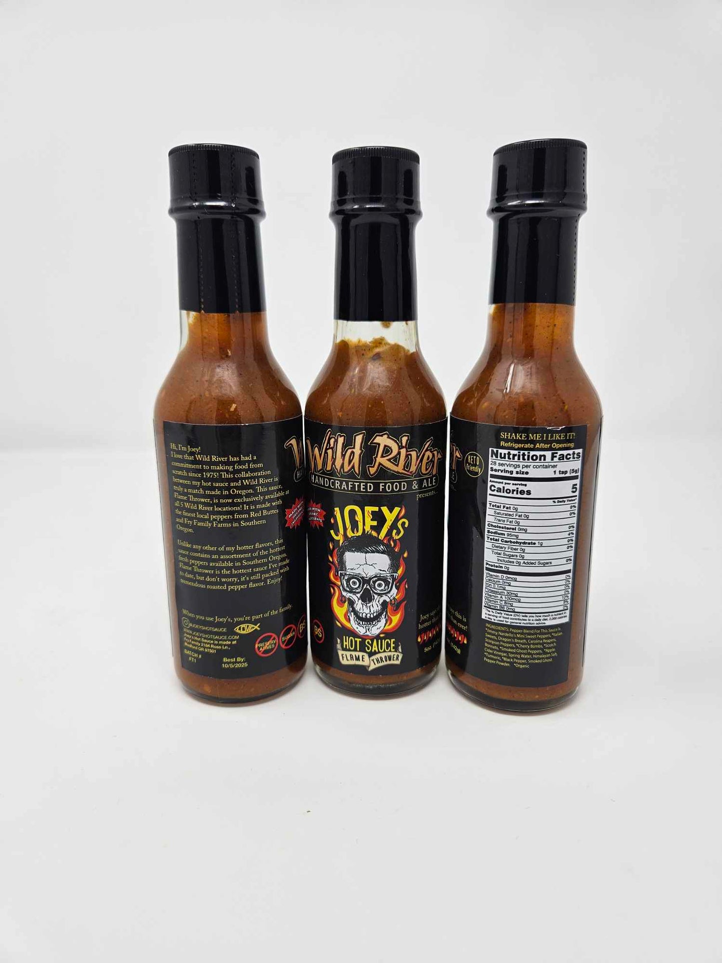 Joey's "Flamethrower" Hot sauce!