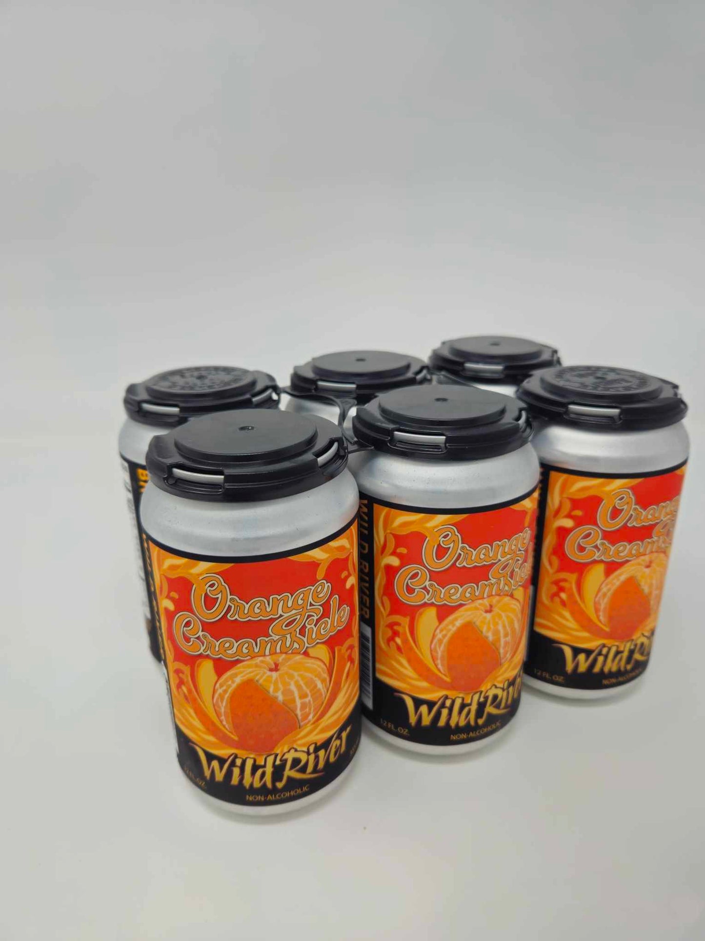 6 Pack Wild River Orange Creamsicle Soda