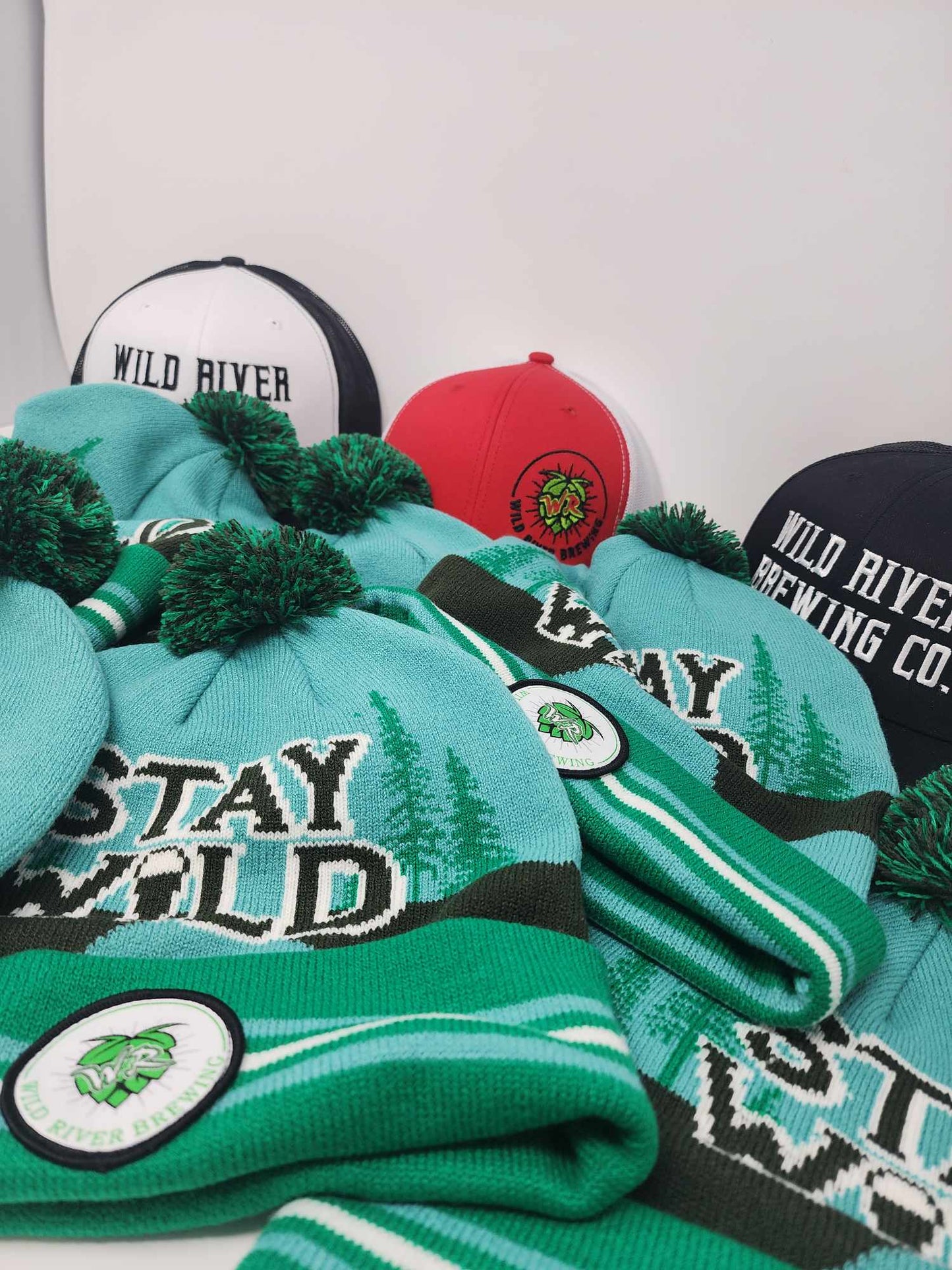 Custom Knit Stay Wild Beanie