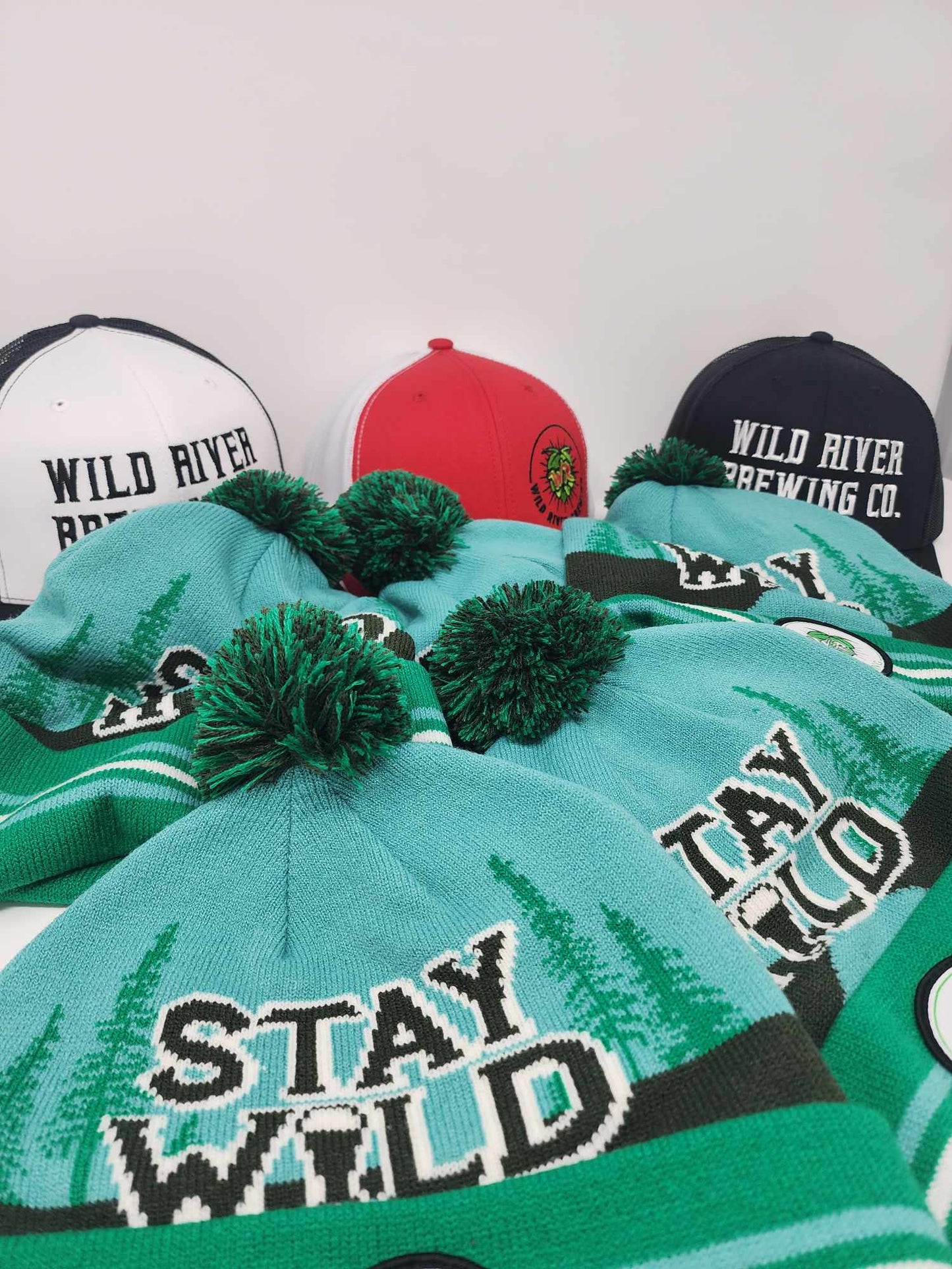 Custom Knit Stay Wild Beanie