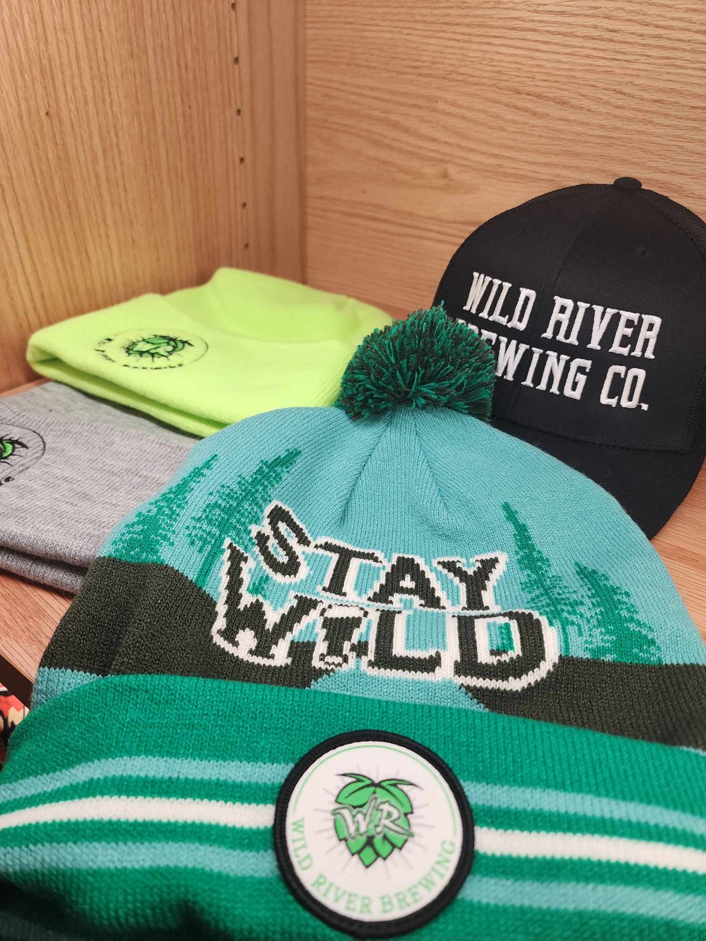 Custom Knit Stay Wild Beanie